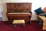 Old upright piano