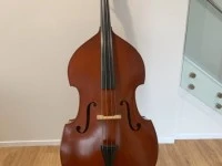 Three Quarter size Double bass in excellent condition as good as new