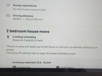 2 bedroom house move