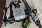 EGO Commercial 28A Battery Backpack and 75cm Commercial Hedge Trimmer