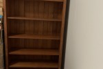 Double bed and base, Bookshelf, small dresser, Bookshelf 2