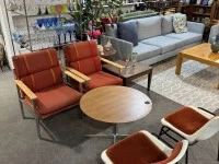 4 x chairs, 1 x coffee table