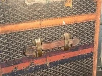 Goyard steamer trunk