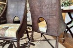 Barbara Barry Caned Armchairs x 2 (2)