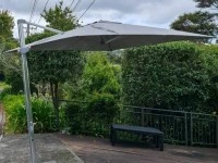 Outdoor Umbrella with Granite Base