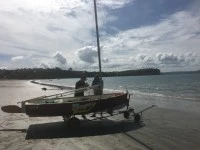 Small boat Sailing dinghy