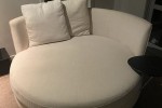 White Swivel Chair