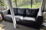 Leather couch 3 seater