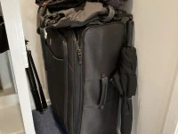 Double mattress, dresser, desk, Few smaller items, like luggage, shelv...