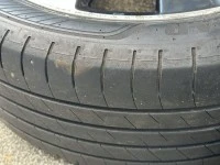 Single Nissan Leaf Spare Tyre / alloy wheel 215/50/r17