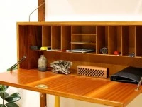 Mid Century Large Wall Units. 370cm WIDE. 214cm H.
