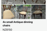 4x dining chairs