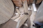 Hunter Round Dining Table Grey Oak