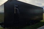 Dual axle enclosed trailer