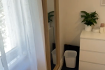Queen Bed, Bedside tables (2), Drawers, mirror