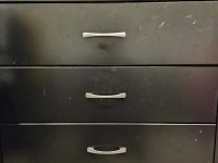 Single King Bed + Mattress,  5 drawer tallboy x2, 120 cm office desk x...