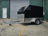 Small enclosed trailer