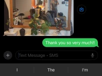 Large framed mirror