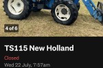 2001 TS115 NEW holland tractor