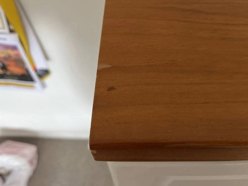 Beautiful white wooden dresser