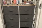 Single bed (2), Shelf, Desk (2), Drawers (2), Small dining table, Chai...