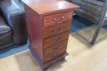 Teak 5 Drawer Tallboy