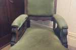 Double bed, armchair, hall stand, dining room dresser, single bed base...