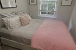 Queen bed, Small bookshelf