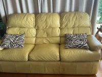 King Size mattress and bed bases, 1.8m Desk, 3 seater couch, x2 Lazy b...