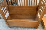 Wooden hall cabinet
