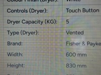 Washing Machine and Clothes Dryer
