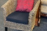 2 rattan chairs