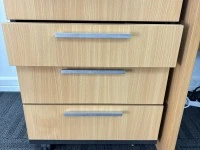 Office Wall Unit, Computer screen, Under Desk Drawers, small box with ...