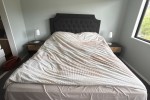 Double bed with mattress, Queen bed with mattress, 4 drawers tall boy ...