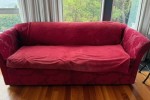 King size bed frame and mattress (2), Timber chest of drawers (2), Cou...