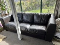 Leather couch 3 seater