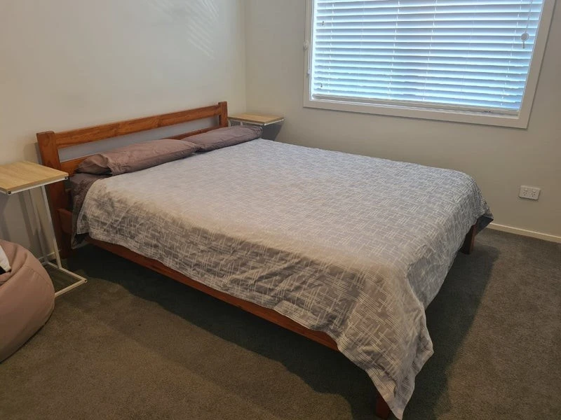 Queen bed - mattress and frame