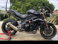 Motorcycle triumph speed triple