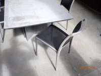 Outdoor Concrete Table + chairs