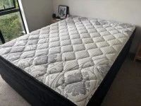 Queen bed , base & mattress