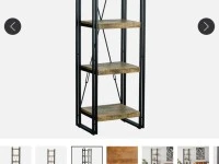 Flat pack narrow display case