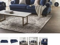 Early Settler Lisette 3.5 Seater Velvet Sofa Celeste Indigo