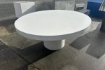 White GRC Round Table – 1700mm D
