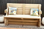 Out door seat 1.6m wide 80cm high