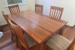 Dining table and chairs