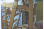 Weaving loom, Rug wool in photos