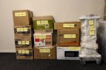 Queen Mattress no bed frame, Fabric Sofa Couch, box1, box2, box3, box4...