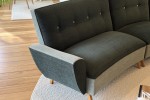 Vintage curved modular couch. (2), Modular couch