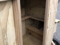 Hen house with Pitched Roof Run, made by stockontheblock