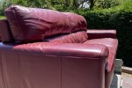 Leather 3 & 2 Seater ex Farmers